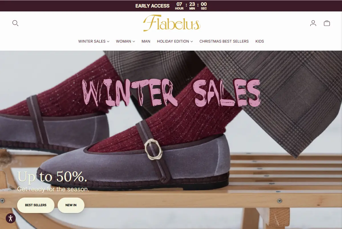 Flabelus website preview