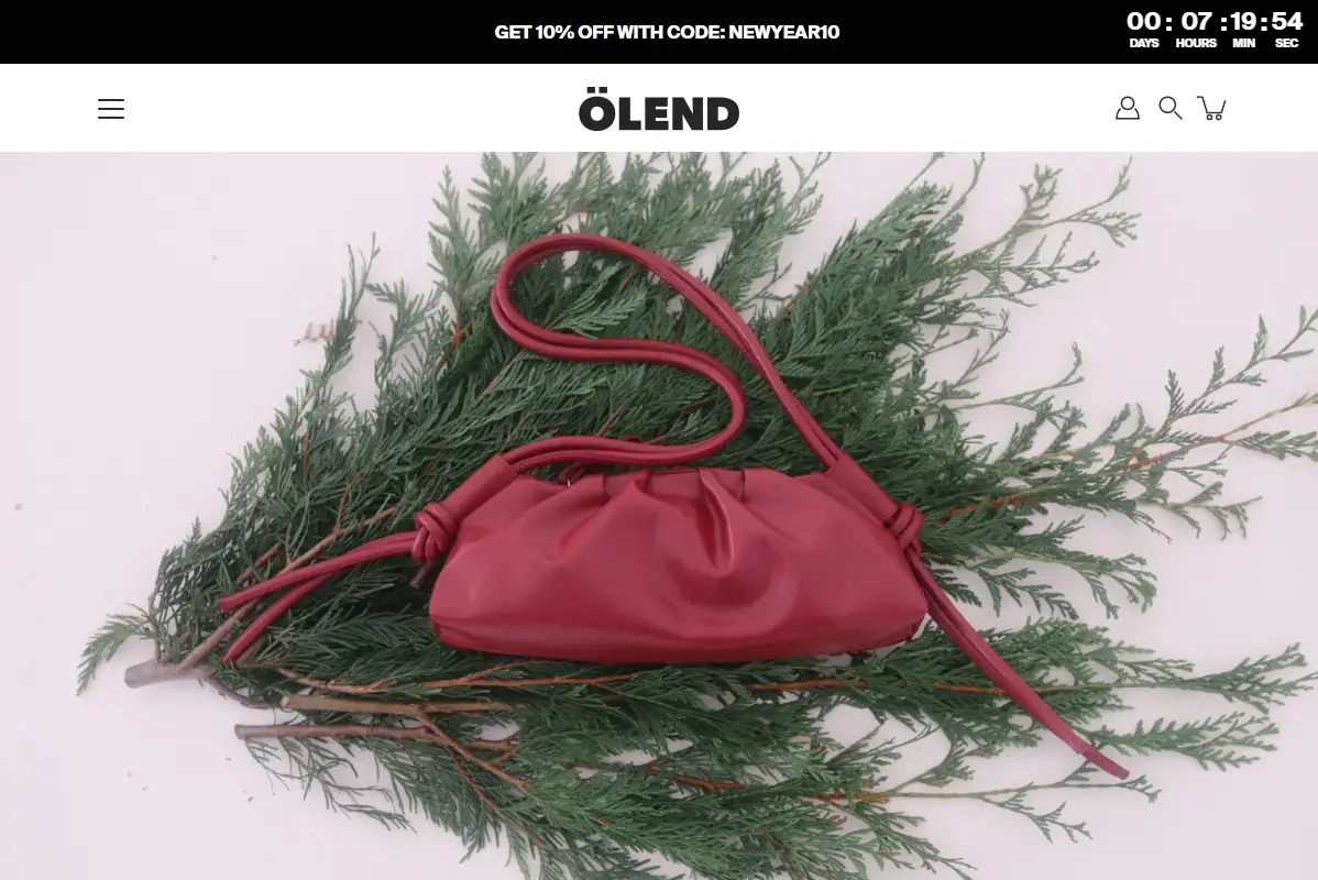 Olend website preview